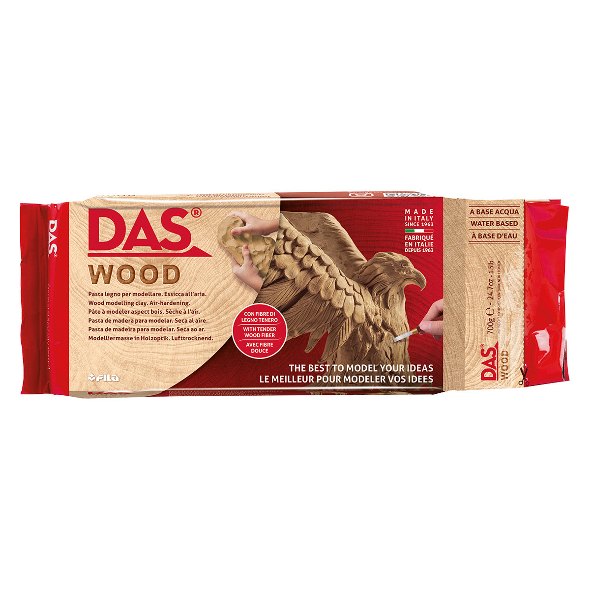 DAS Modeling Clay 1.54 lb.  Air Hardening Wood - (200040510)