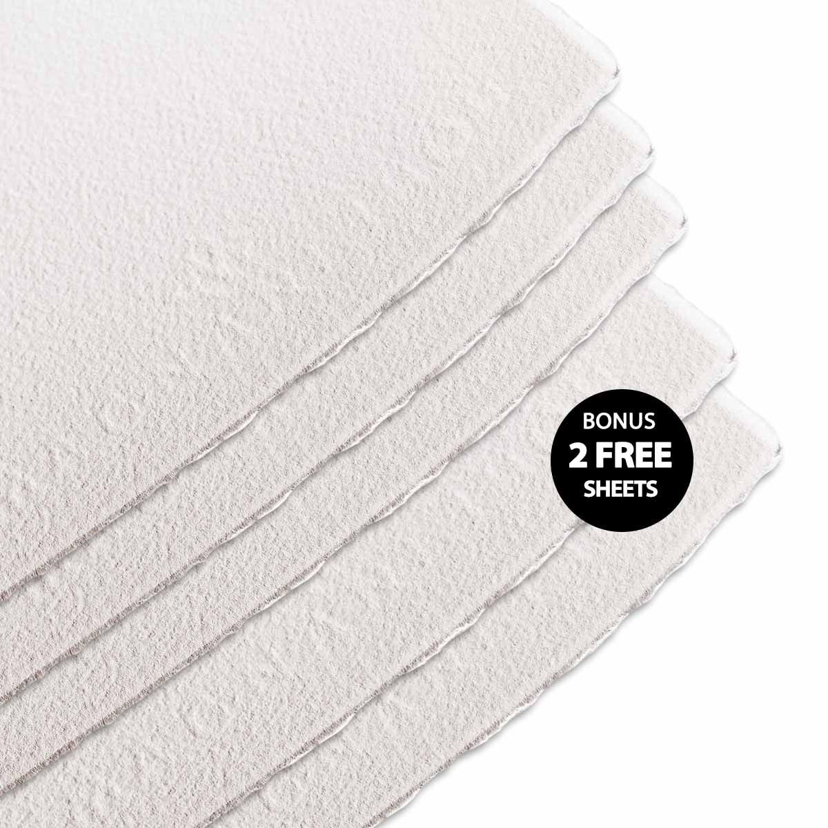 Italia Watercolor Paper 140 lb. Cold Press 22x30 in. 3 Pack + 2 Bonus - (200044074)