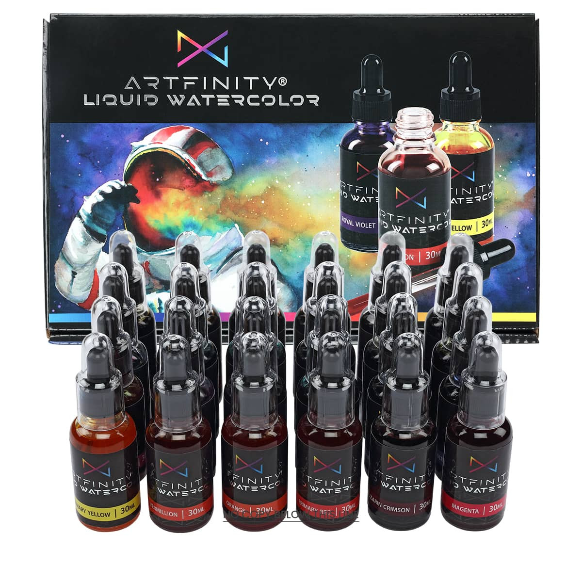 Artfinity Liquid Watercolor 30ml Set of 24 Colors - (92199)