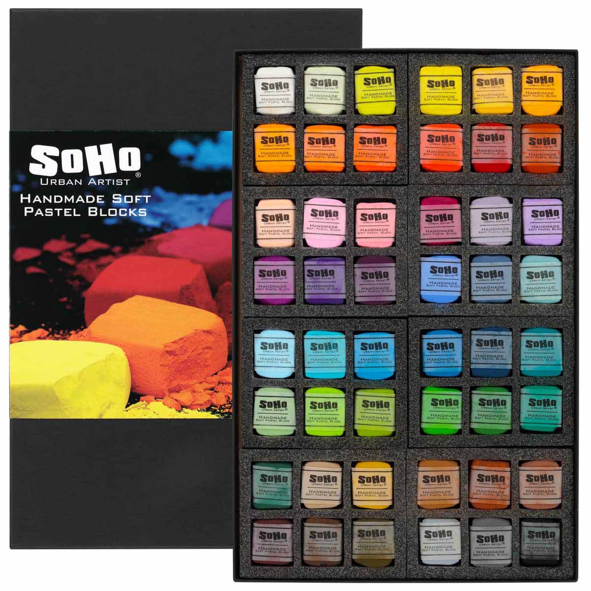 SoHo Handmade Pastel Block Set of 48 Colors - (92505)