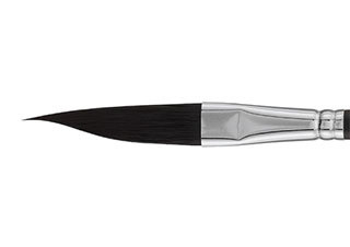 Black Knight Synthetic Short Handle Sword Liner Brush 1/2 in. - (90121)