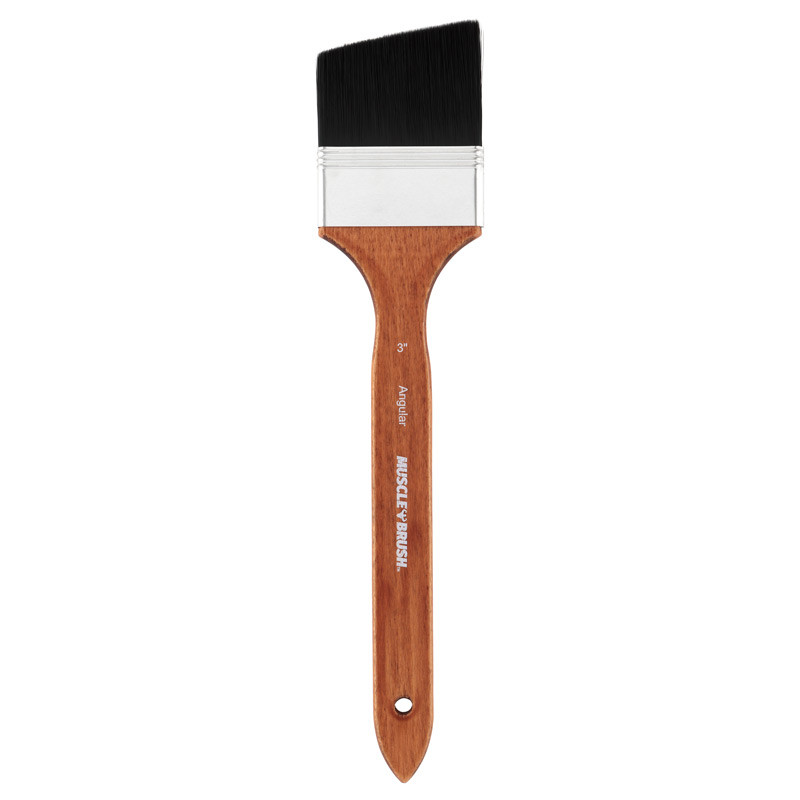 Creative Mark Muscle Brush Long Handle 3 in. Angular - (90367)