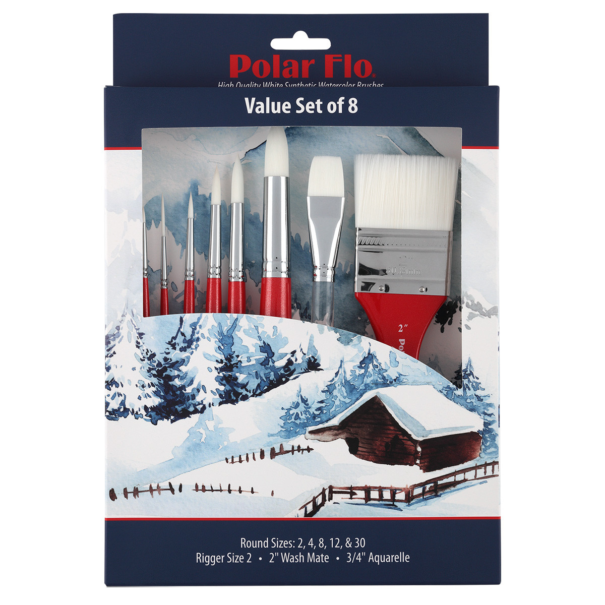 Creative Mark Polar-Flo 700V Value Brush Set of 8