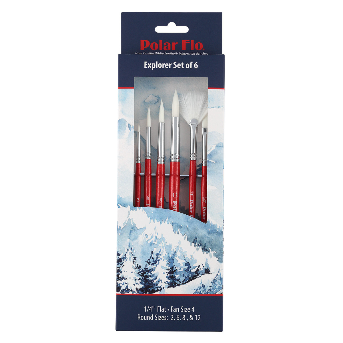 Creative Mark Polar-Flo 700M Mixed Brush Set of 6