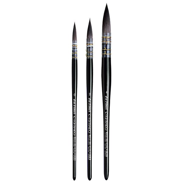 Da Vinci Casaneo Series 498 Quill Brush Set of 3