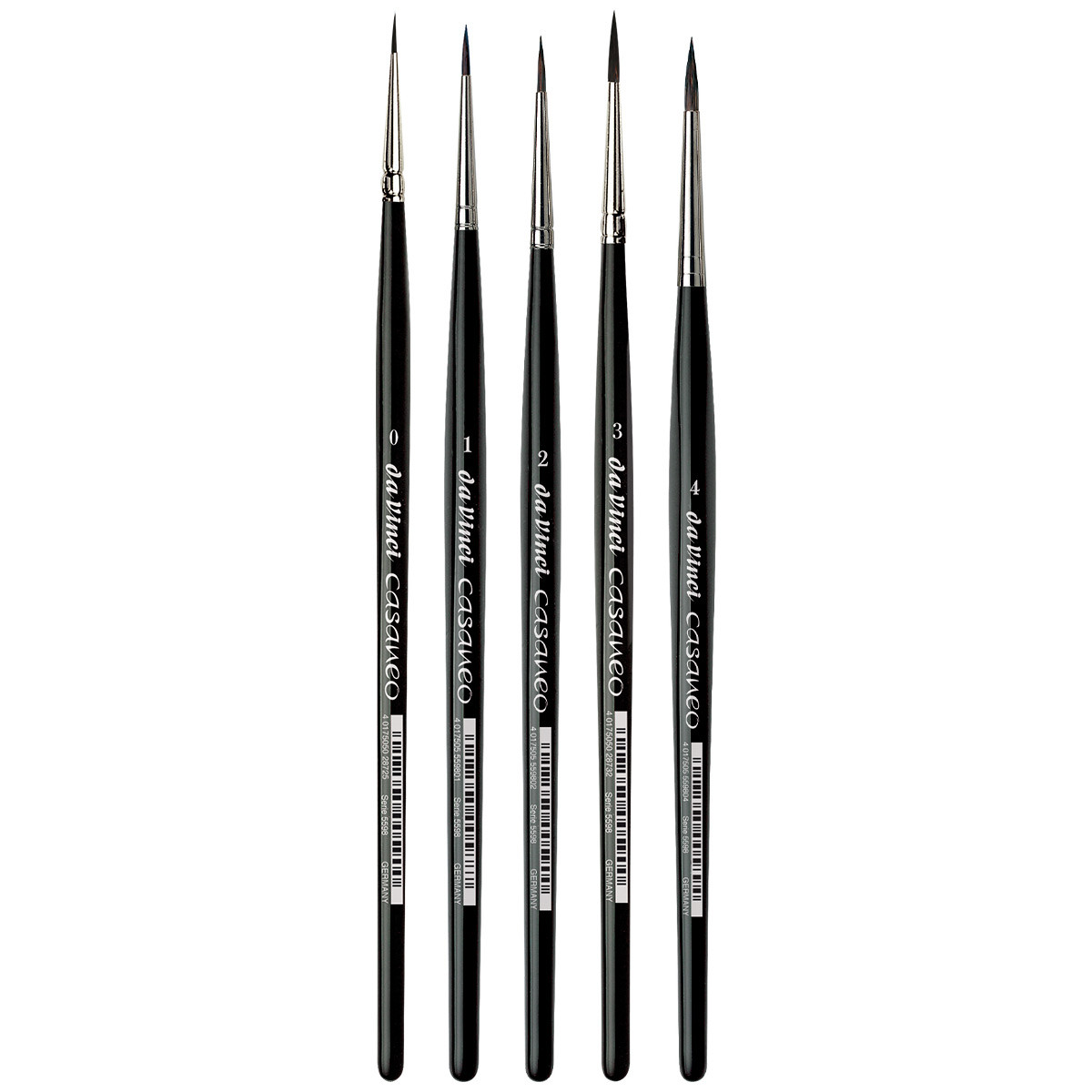 Da Vinci Casaneo Series 5598 Round Brush Set of 5