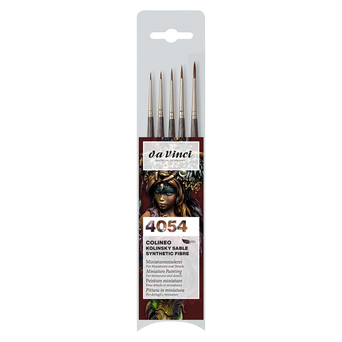 Da Vinci Colineo Synthetic Kolinsky Miniature Brush Set of 5