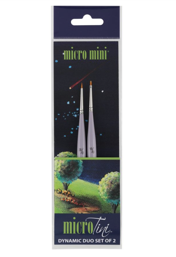 Micro Tini Detail Brush Dynamic Duo Brush Set of 2