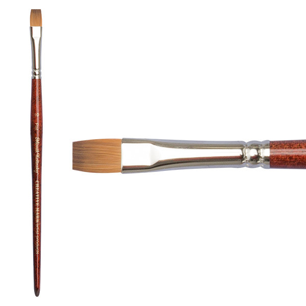 Mimik Synthetic Kolinsky Brush Flat Size 10 - (88657)