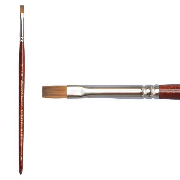 Mimik Synthetic Kolinsky Brush Flat Size 4 - (88654)