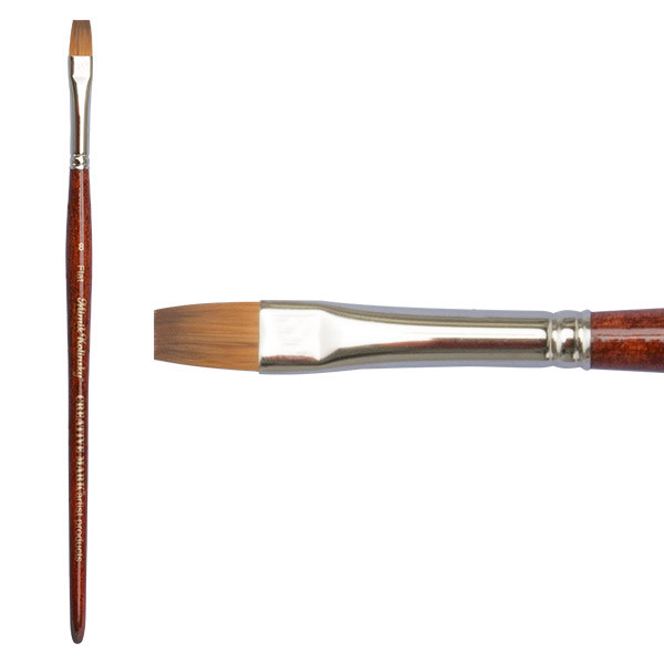 Mimik Synthetic Kolinsky Brush Flat Size 8 - (88656)