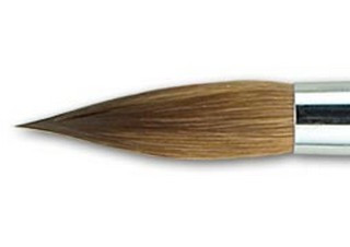 Rhapsody Kolinsky Sable Watercolor Brush Round Size 0 - (76511)
