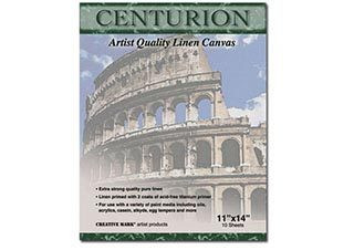 Centurion Acrylic Primed Linen Canvas 10 Sheet Pad 16x20 - (75368)