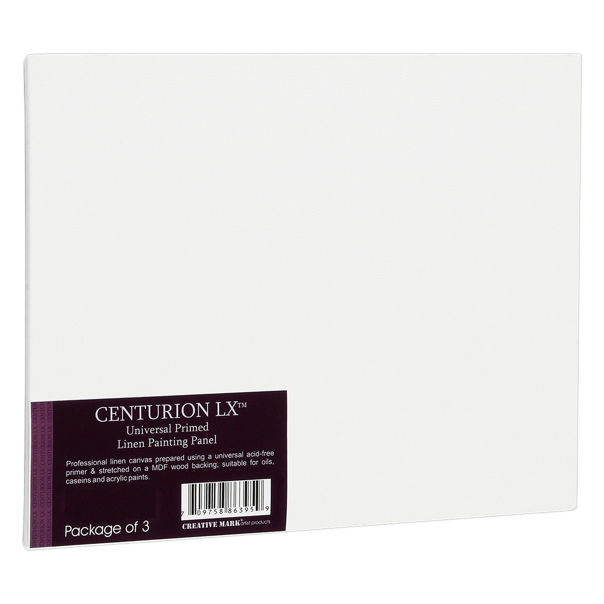 Centurion Linen Canvas Panel 12x24 Pack of 3