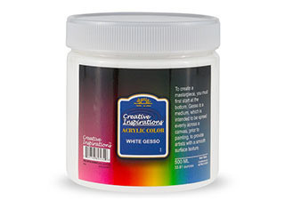 Creative Inspirations Acrylic 500 ml White Gesso - (89534)