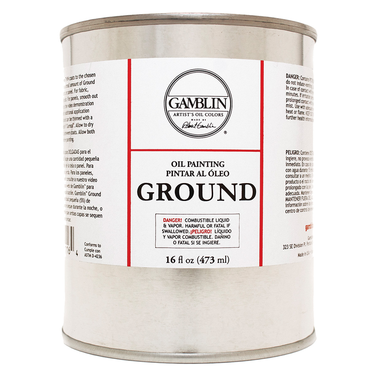 Gamblin Oil Painting Ground 16oz Jar - (200034913)