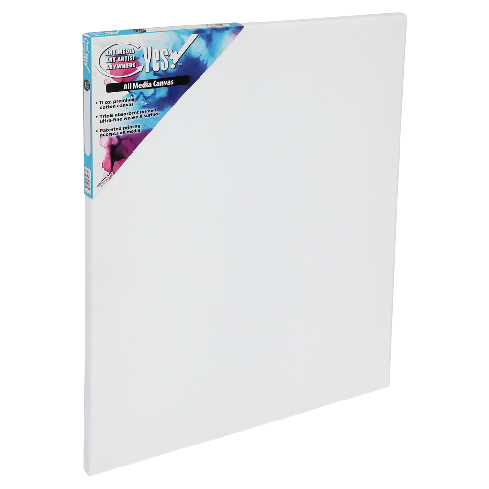 Yes! 3/4" Deep Wet Media Stretched Cotton Canvas - 11"x14" - (75432)