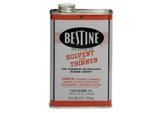 Best-Test Bestine Thinner and Solvent 16 oz. Bottle - (100052182)