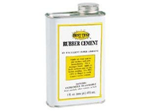 Best-Test Rubber Cement 16 oz. Bottle - (11839)