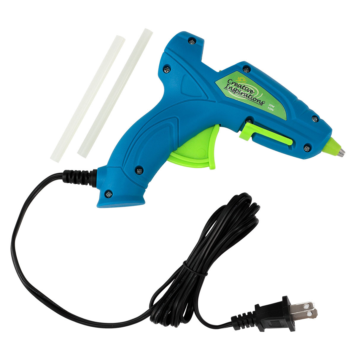 Creative Inspirations High Temperature 20 Watt Glue Gun with 2 Refill Sticks