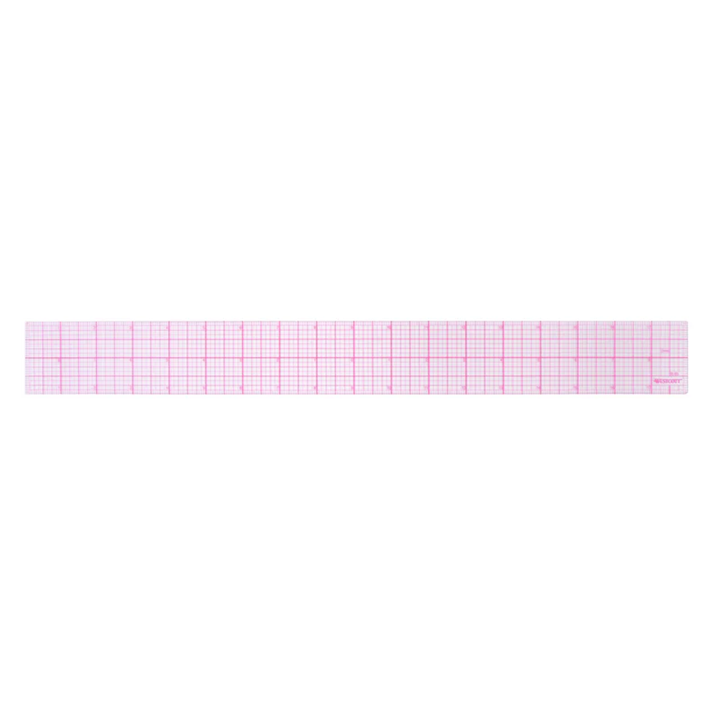 C-Thru 18" Beveled Grid Ruler - (100018004)