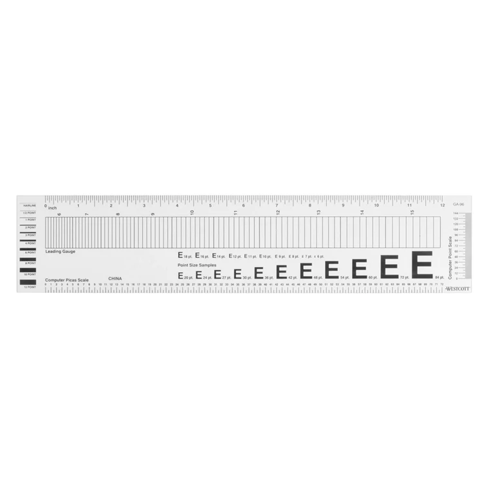 C-Thru 12" Graphic Arts Ruler - (100018014)