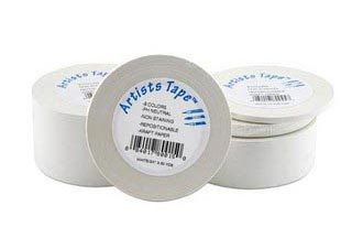 Pro-Tape White Acid-Free Artist Tape 1/4 inch x 60 Yard - (11819)