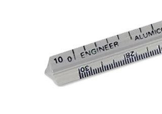 Alumicolor 6 inch Engineering Pocket Scale in Silver - (1000012960)