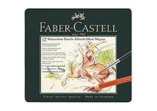 Faber-Castell Albrecht Durer Watercolor Pencil 12 Color Tin Set - (49782)