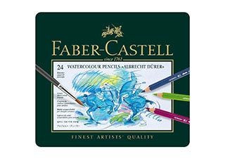 Faber-Castell Albrecht Durer Watercolor Pencil 24 Color Tin Set - (49783)