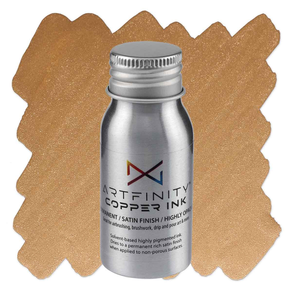 Artfinity Rich Metallic Copper Ink 30 mL Bottle - (91489)