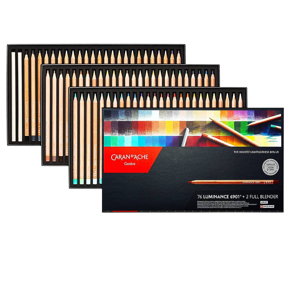 Caran D 'Ache Luminance 6901 Colored Pencil Sets