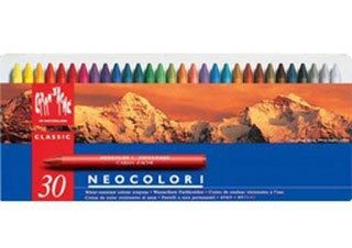 Caran d'Ache Neocolor I Wax Pastel Crayon Set of 30 Colors