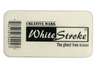 Creative Mark White Stroke Eraser Regular - (70405)