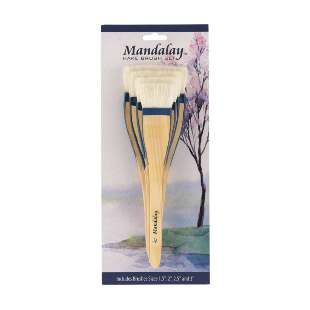 Creative Mark Mandalay Hake No.1 Brush Set of 4