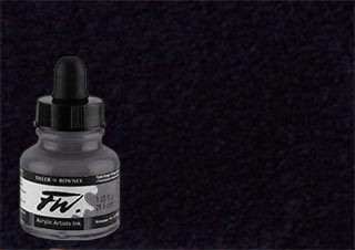 Daler-Rowney FW Acrylic Ink Black India 1oz Bottle - (200002756)