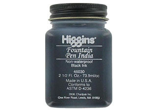 Higgins Ink Font India #723 2.5oz Bottle - (36317)