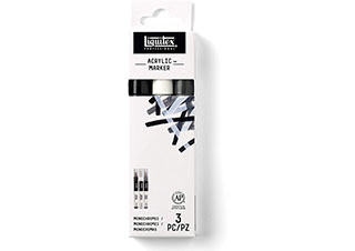 Liquitex Paint Marker Set of 3 Fine Essential Colors