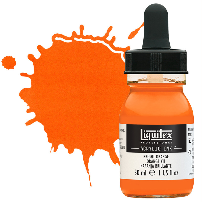 Liquitex Professional Acrylic Ink 30 ml Bright Orange - (200036283)