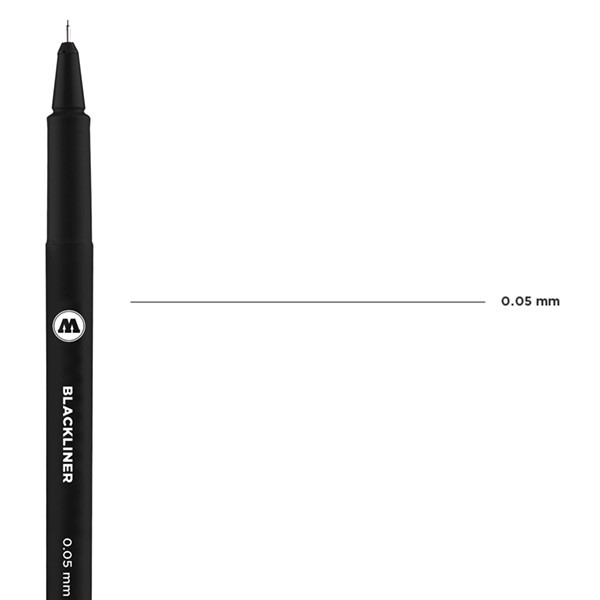Molotow Blackliner Pen 0.05mm Tip - (200030130)