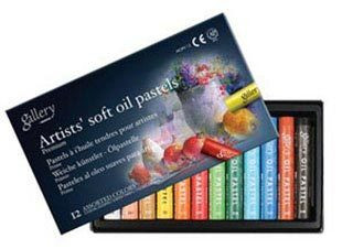 Mungyo Gallery Extra Soft Oil Pastel Set of 12