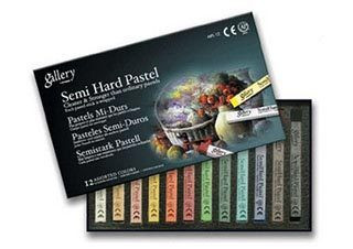 Mungyo Gallery Semi-Hard Pastel Basic Set of 12