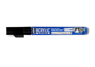 Pebeo .7mm Acrylic Marker Cyan - (200029477)
