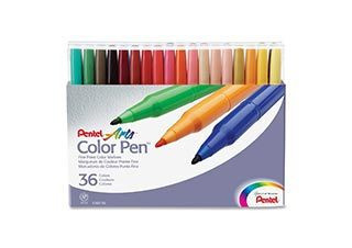 Pentel Fine Colored Pens Set of 36