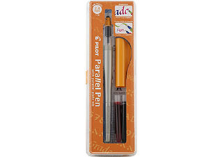 Pilot Parallel Pen 2.4mm with One Black and One Red Ink Cartridge - (1000082930)
