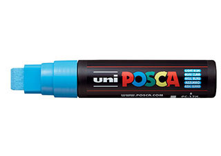 POSCA Paint Marker PC-17K Extra Broad Light Blue - (200033731)