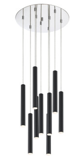 Forest LED Chandelier in Chrome (224|917MP12-MB-LED-9RCH)