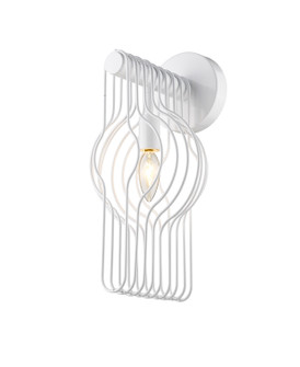 Contour One Light Wall Sconce in White (224|801-1S-WH)