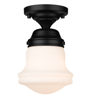 Vaughn One Light Flush Mount in Matte Black (224|735F1-MB)