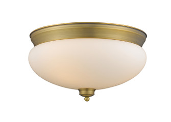 Amon Three Light Flush Mount in Heritage Brass (224|721F3-HBR)